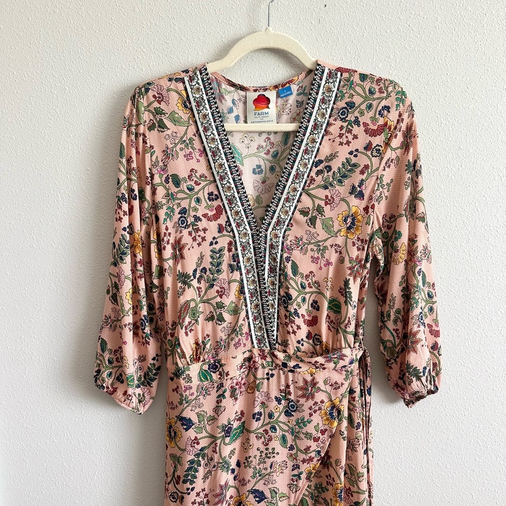 FARM Rio Floral Maxi Dress - Pink and Blue - Picture 7 of 13